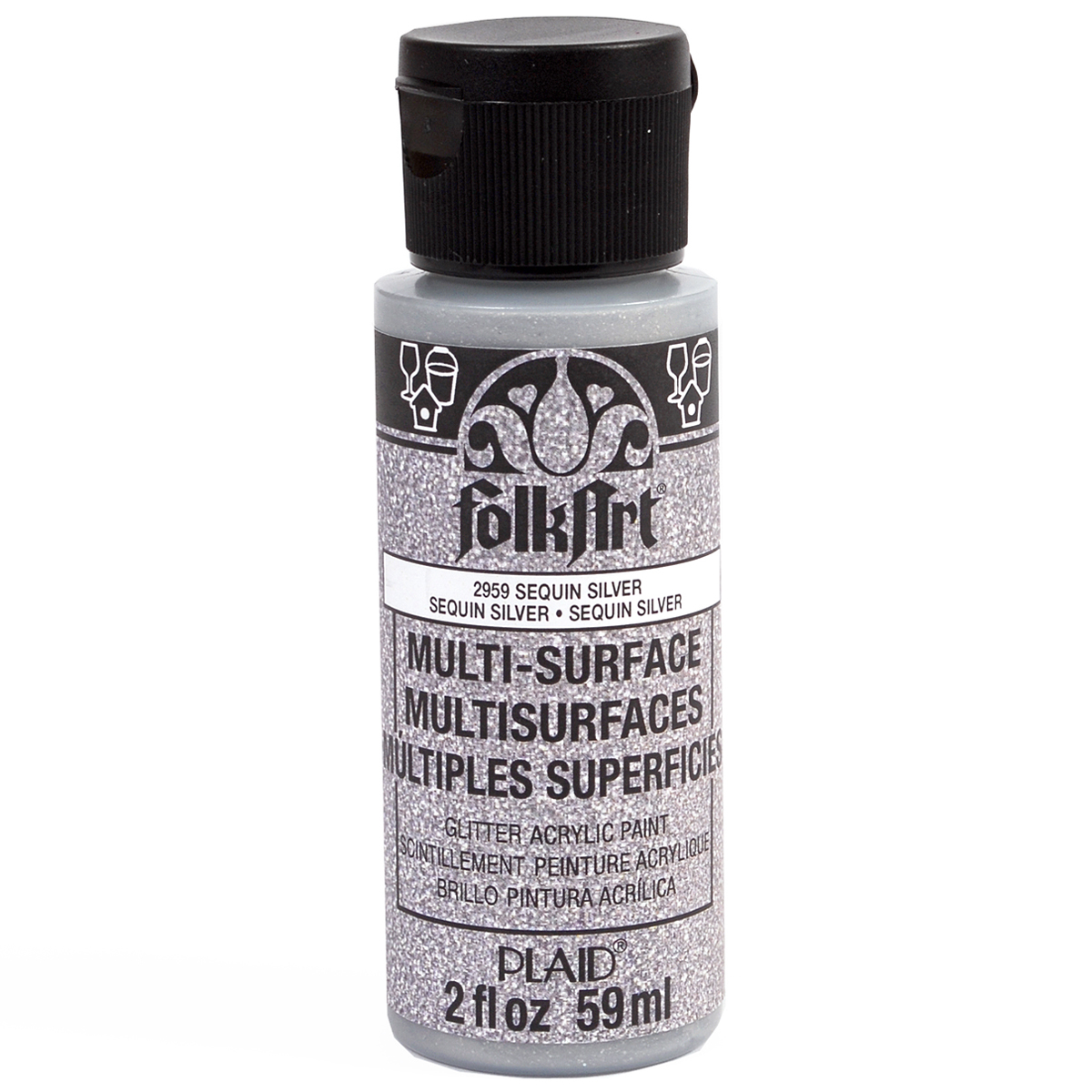 FolkArt® Multi-Surface Glitter Acrylic Paint